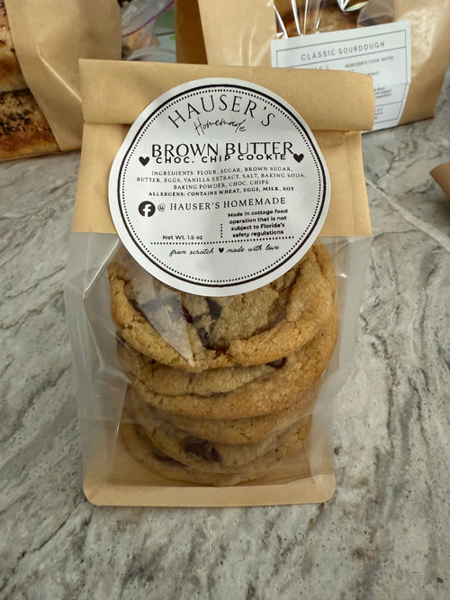 Brown Butter Choc. Chip Cookies